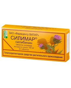 pyatnystoy milk thistle fruit ekstrakt - Silimar tablets 100 mg, 30 pcs. florida Pharmacy Online - florida.buy-pharm.com