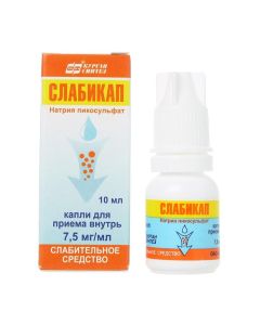 Sodium pikosulfat - Slabikap drops for oral administration 7.5 mg / ml, 10 ml florida Pharmacy Online - florida.buy-pharm.com