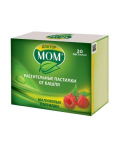 Ymbyr, Glycyrrhiza glabra, emblyky Lek., Ratsementol - Dr. Momvegetable lozenges for cough raspberries 20 pcs. florida Pharmacy Online - florida.buy-pharm.com