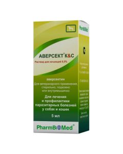 Aversektyn - Aversekt K&C injection for 0.5% for cats and dogs a bottle of 5 ml florida Pharmacy Online - florida.buy-pharm.com