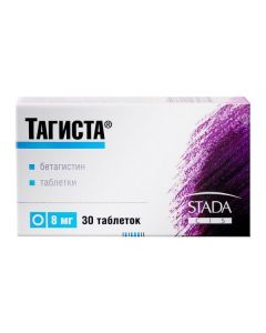 betahistine - Tagista tablets 8 mg 30 pcs florida Pharmacy Online - florida.buy-pharm.com