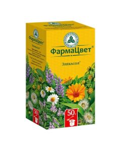 Calendula medicine flowers, chamomile flowers, licorice roots, herbs herbs, sage leaves, eucalyptus leaves - Elekasol collection pack, 50 g florida Pharmacy Online - florida.buy-pharm.com