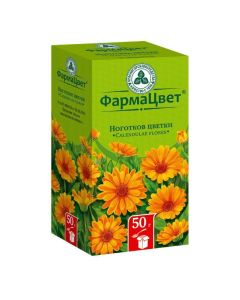 Calendula medicine. flowers - Calendula (Marigold) flowers pack, 50 g florida Pharmacy Online - florida.buy-pharm.com