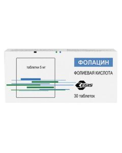 folic acid - Folacin tablets 5 mg, 30 pcs. florida Pharmacy Online - florida.buy-pharm.com