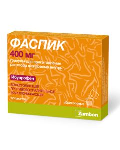 Ibuprofen - Faspik granules for solution for oral administration 400 mg apricot sachet 12 pcs. florida Pharmacy Online - florida.buy-pharm.com