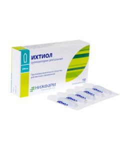 Ihtammol - Ichthyol rectal suppositories 10 pcs. florida Pharmacy Online - florida.buy-pharm.com