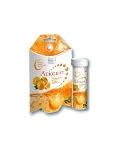 Askorbynovaya kyslota - Ascovite effervescent tablets, orange 1 g, 10 pcs. florida Pharmacy Online - florida.buy-pharm.com