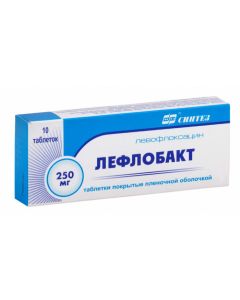 Levofloxacin - Leflobakt tablets 250 mg, 10 pcs. florida Pharmacy Online - florida.buy-pharm.com