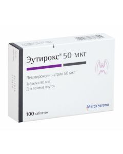 Levothyroxine sodium - Eutiroks tablets 50 mcg, 100 pcs. florida Pharmacy Online - florida.buy-pharm.com