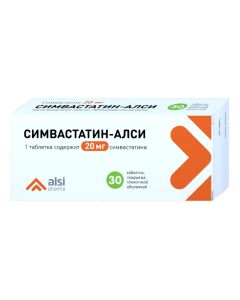 simvastatin - Simvastatin-ALSI tablets coated. 20 mg film 30 pcs. florida Pharmacy Online - florida.buy-pharm.com