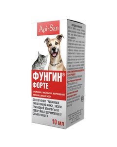 Terbinafine, tyabendazol, metronidazole, lidocaine, dexamethasone - Fungin Forte solution for external use Api-San (BET) glass 10 ml florida Pharmacy Online - florida.buy-pharm.com