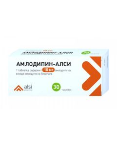 amlodipine - Amlodipine-ALSI tablets 10 mg, 30 pcs. florida Pharmacy Online - florida.buy-pharm.com