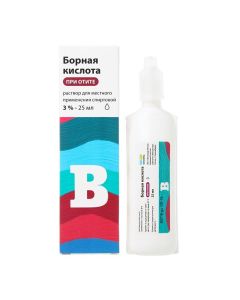 Boric acid - Boric acid alcohol solution 3% Renewal dropper bottle 25 ml florida Pharmacy Online - florida.buy-pharm.com