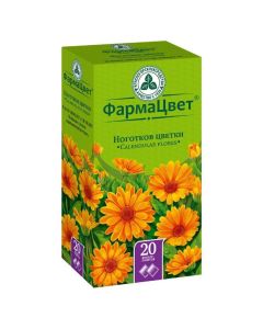 Calendula medicine. flowers - Calendula (Marigold) flowers filter pack 1.5 g, 20 pcs. florida Pharmacy Online - florida.buy-pharm.com