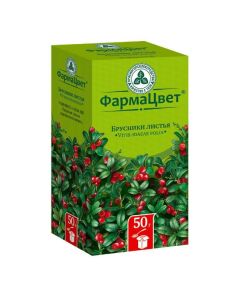 Cranberries leaves - Lingonberries leaves pack, 50 g florida Pharmacy Online - florida.buy-pharm.com