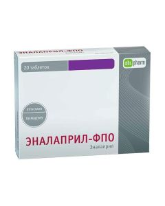 Enalapril - Enalapril-FPO tablets 20 mg 20 pcs. florida Pharmacy Online - florida.buy-pharm.com