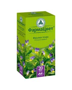 Fyalky trehtsvetnoy and polevoy grass - Violets grass filter packs, 1.5 g, 20 pcs. florida Pharmacy Online - florida.buy-pharm.com