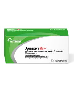 montelukast - Almont tablets are covered.pl.ob. 10 mg 98 pcs. florida Pharmacy Online - florida.buy-pharm.com