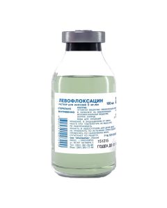 Levofloxacin - Levofloxacin infusion solution 5 mg / ml 100 ml vial 1 pc. florida Pharmacy Online - florida.buy-pharm.com