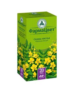 Senn ostrolystnoy lystya - Senna leaves filter packs, 1.5 g, 20 pcs. florida Pharmacy Online - florida.buy-pharm.com