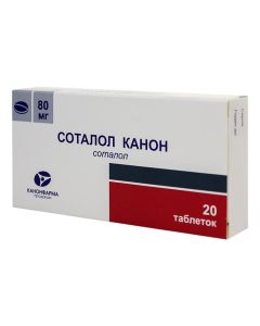 sotalol - Sotalol Canon tablets 80 mg 20 pcs. florida Pharmacy Online - florida.buy-pharm.com