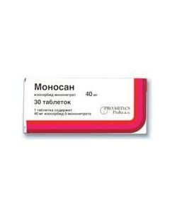 isosorfloridae mononitrate - Monosan tablets 40 mg, 30 pcs. florida Pharmacy Online - florida.buy-pharm.com