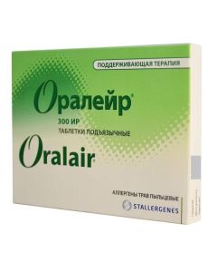 herb allergens pollen - Oraleur Allergen meadow grass pollen maintenance course, tablets, 30 pcs. florida Pharmacy Online - florida.buy-pharm.com