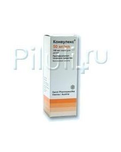 Valproevaya acid - Konvuleks syrup 50 mg / ml, 100 ml florida Pharmacy Online - florida.buy-pharm.com