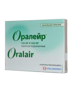 herb allergens pollen - Oraleur Allergen meadow grass pollen elementary course, tablets, 31 pcs. florida Pharmacy Online - florida.buy-pharm.com