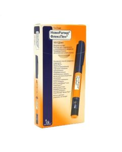 Insulin aspart - NovoRapid Flexpen pen syringe 100 IU / ml 3 ml, 5 pcs. florida Pharmacy Online - florida.buy-pharm.com