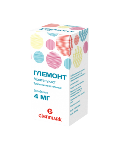 montelukast - Glemont chewable tablets 4 mg 28 pcs. florida Pharmacy Online - florida.buy-pharm.com