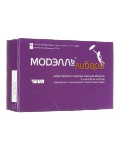 Levomentol solution in mentyl isovalerate, Ethinyl estradiol ethinyl estradiol [SET] - MODELL LIBERA tablet, coated. set of 91 pcs. florida Pharmacy Online - florida.buy-pharm.com