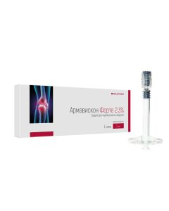 Hyaluronat sodium - Armaviscon Forte means for intra-articular injection of 2.3% syringe 3 ml 1 pc. florida Pharmacy Online - florida.buy-pharm.com