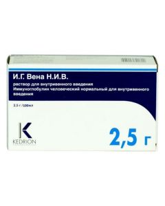 Human immunoglobulin normal - I.G. Vienna N.I. infusion solution 50 mg / ml 50 ml vials 1 pc. florida Pharmacy Online - florida.buy-pharm.com