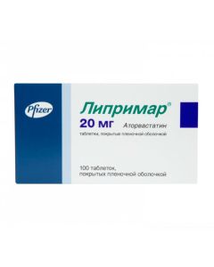 Atorvastatin - Liprimar tablets 20 mg, 100 pcs. florida Pharmacy Online - florida.buy-pharm.com