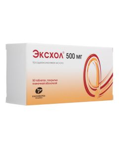 ursodeoxycholic acid - Exhol tablets are covered.pl.ob. 500 mg 50 pcs. florida Pharmacy Online - florida.buy-pharm.com