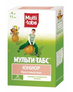 Polyvytamyn - Multi-Tabs Junior chewable fruit tablets 30 pcs. florida Pharmacy Online - florida.buy-pharm.com