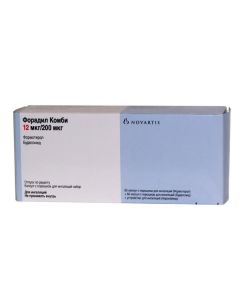 Budesonide, Formoterol - Foradil Combi capsules with powder for inhalation 12/200 mcg 120 pcs. florida Pharmacy Online - florida.buy-pharm.com