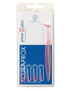 Buy Curaprox CPS 08 'Prime' PLUS Interdental brush 0.8 mm (5 pcs), pink + UHS 451 pink holder | Florida Online Pharmacy | https://florida.buy-pharm.com