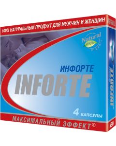 Buy Inforte, capsules for potency, arousal, erection, pathogen, exciting dietary supplement, 4 capsules | Florida Online Pharmacy | https://florida.buy-pharm.com