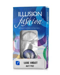 Buy ILLUSION Luxe 1 month colored contact lenses, -5.00 / 14.5 / 8.6, purple, 2 pcs. | Florida Online Pharmacy | https://florida.buy-pharm.com