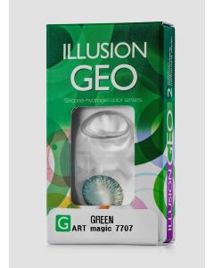 Buy Colored contact lenses ILLUSION Magic 1 month, 0.00 / 14.2 / 8.6, green, 2 pcs. | Florida Online Pharmacy | https://florida.buy-pharm.com