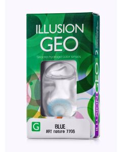 Buy ILLUSION Nature colored contact lenses 1 month, -1.00 / 14.2 / 8.6, blue, 2 pcs. | Florida Online Pharmacy | https://florida.buy-pharm.com