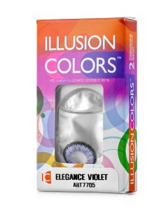 Buy Colored contact lenses ILLUSION colors 3 months, 0.00 / 14.0 / 8.6, purple, 2 pcs. | Florida Online Pharmacy | https://florida.buy-pharm.com