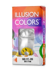 Buy Colored contact lenses ILLUSION RIO 3 months, 0.00 / 14.0 / 8.6, 2 pcs. | Florida Online Pharmacy | https://florida.buy-pharm.com