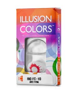 Buy Colored contact lenses ILLUSION RIO 3 months, 0.00 / 14.0 / 8.6, 2 pcs. | Florida Online Pharmacy | https://florida.buy-pharm.com