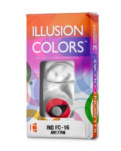 Buy Colored contact lenses ILLUSION RIO 3 months, 0.00 / 14.0 / 8.6, 2 pcs. | Florida Online Pharmacy | https://florida.buy-pharm.com