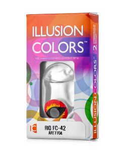 Buy Colored contact lenses ILLUSION RIO 3 months, 0.00 / 14.0 / 8.6, 2 pcs. | Florida Online Pharmacy | https://florida.buy-pharm.com