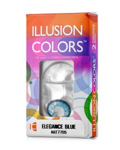 Buy Colored contact lenses ILLUSION colors 3 months, 0.00 / 14.0 / 8.6, blue, 2 pcs. | Florida Online Pharmacy | https://florida.buy-pharm.com