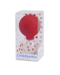 Buy Massage jar for vacuum massage SUPERBANK, color red | Florida Online Pharmacy | https://florida.buy-pharm.com